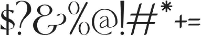 Kamigoya-Regular otf (400) Font OTHER CHARS