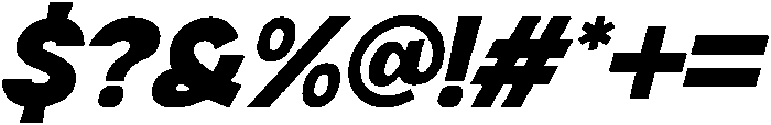 Kamilaby Italic otf (400) Font OTHER CHARS
