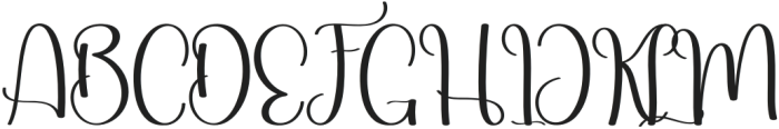 Kamilla Regular otf (400) Font UPPERCASE