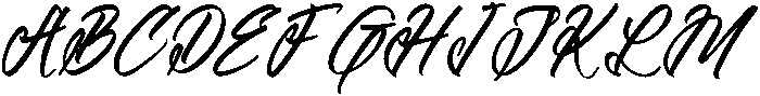 Kamperly Vacation otf (400) Font UPPERCASE