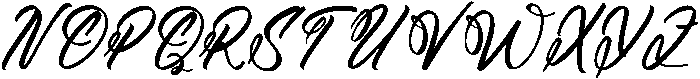Kamperly Vacation otf (400) Font UPPERCASE