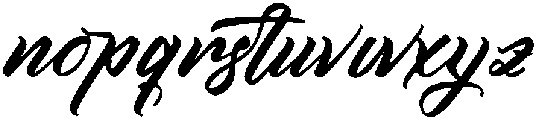 Kamperly Vacation otf (400) Font LOWERCASE