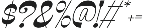 Kampiun Italic otf (400) Font OTHER CHARS