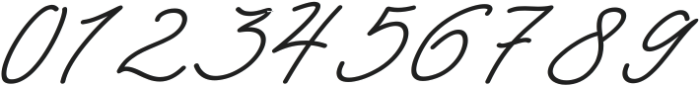 Kanaggawa Bold Italic otf (700) Font OTHER CHARS