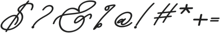 Kanaggawa Bold Italic otf (700) Font OTHER CHARS