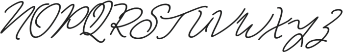 Kanaggawa Bold Italic otf (700) Font UPPERCASE