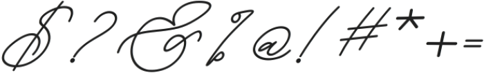 Kanaggawa Italic otf (400) Font OTHER CHARS
