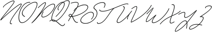 Kanaggawa Italic otf (400) Font UPPERCASE