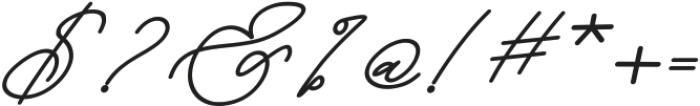 Kanaggawa Semi Bold Italic otf (600) Font OTHER CHARS
