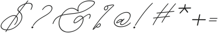 Kanaggawa Thin Italic otf (100) Font OTHER CHARS
