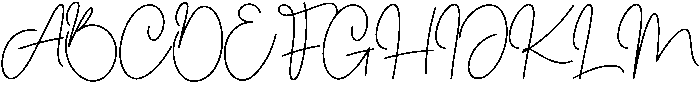 Kanaya Regular otf (400) Font UPPERCASE