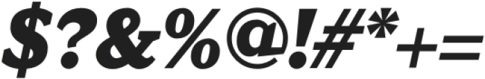Kandal Black Italic otf (900) Font OTHER CHARS
