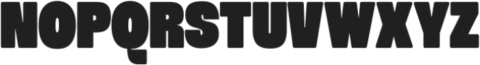 Kander Condensed Rounded otf (400) Font UPPERCASE