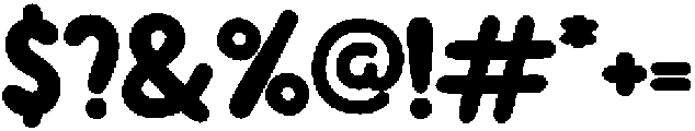 Kandykiddo otf (400) Font OTHER CHARS