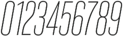 Kaneda Gothic ExtraLight Italic otf (200) Font OTHER CHARS