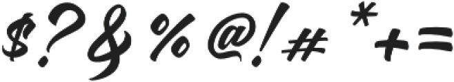 Kangchen otf (400) Font OTHER CHARS
