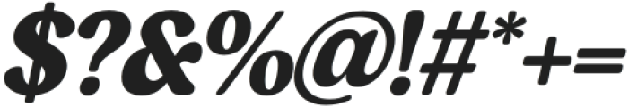 Kangmas-Italic otf (400) Font OTHER CHARS