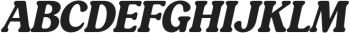 Kangmas-Italic otf (400) Font UPPERCASE