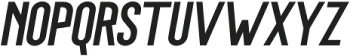 Kangu Oblique otf (400) Font UPPERCASE