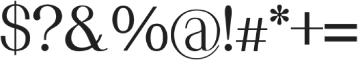 Kanwode Regular otf (400) Font OTHER CHARS