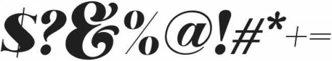 Kaoly Italic otf (400) Font OTHER CHARS