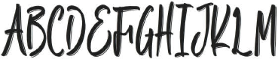 Kapotteshi-Regular otf (400) Font UPPERCASE