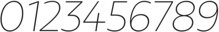 Kappa Display Thin Italic otf (100) Font OTHER CHARS