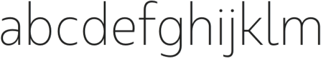 Kappa Text UltraLight otf (300) Font LOWERCASE