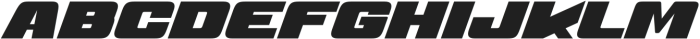 Kaput Black Italic otf (900) Font UPPERCASE
