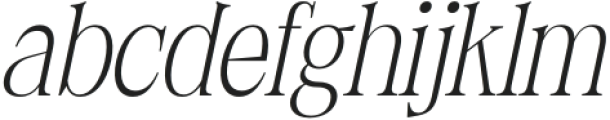 Kapvile Italic otf (400) Font LOWERCASE