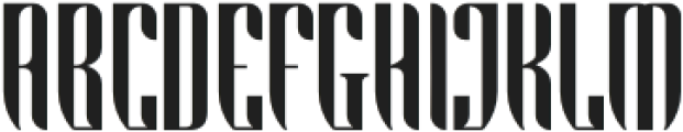 Karabau Regular otf (400) Font UPPERCASE