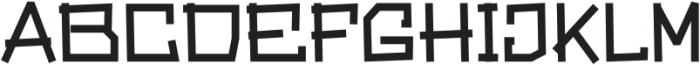 Karage Rhisoma Regular otf (400) Font UPPERCASE