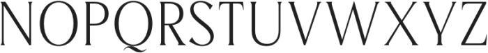 Karena Serif Extra light otf (200) Font UPPERCASE