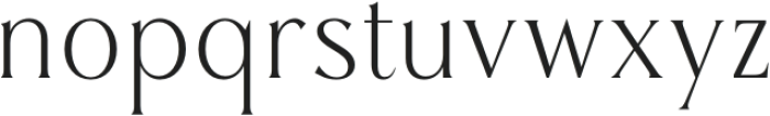 Karena Serif Extra light otf (200) Font LOWERCASE