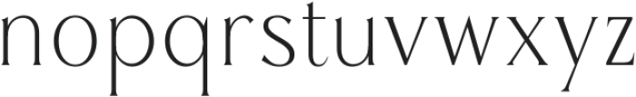 Karena Serif Thin ttf (100) Font LOWERCASE