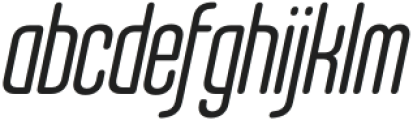 Karepe FX Light Italic Round otf (300) Font LOWERCASE