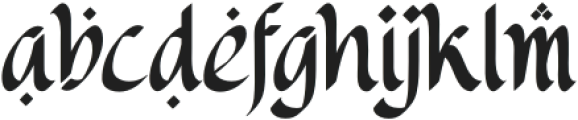 Karimshine Regular otf (400) Font LOWERCASE