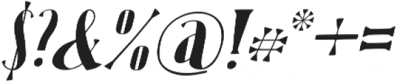 Karl Black Oblique otf (900) Font OTHER CHARS