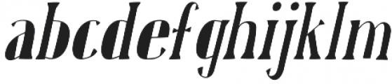 Karl Black Oblique otf (900) Font LOWERCASE