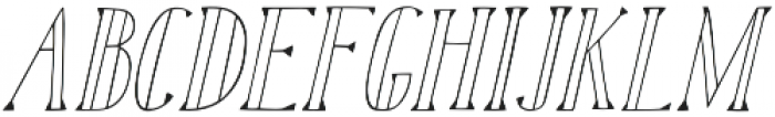 Karl Blackfoot Oblique otf (900) Font UPPERCASE