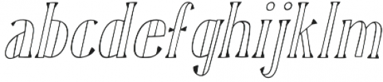 Karl Blackfoot Oblique otf (900) Font LOWERCASE