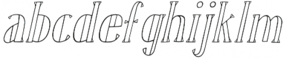 Karl White Oblique otf (400) Font LOWERCASE