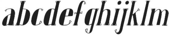 Karl Whitefoot Oblique otf (400) Font LOWERCASE