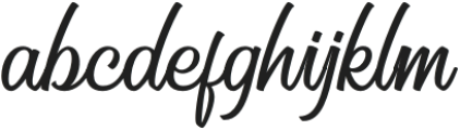 Karlberg Script otf (400) Font LOWERCASE