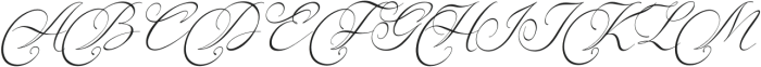 Karleysa Italic otf (400) Font UPPERCASE