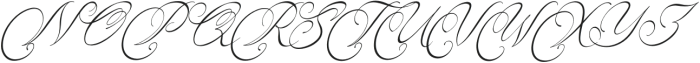 Karleysa Italic otf (400) Font UPPERCASE
