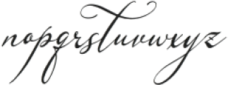 Karleysa Italic otf (400) Font LOWERCASE