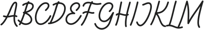 KarlgeraScript-Regular otf (400) Font UPPERCASE