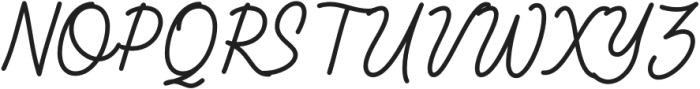 KarlgeraScript-Regular otf (400) Font UPPERCASE