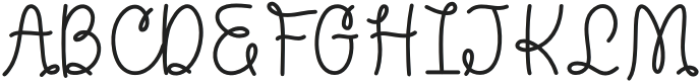 Karlie-Regular otf (400) Font UPPERCASE